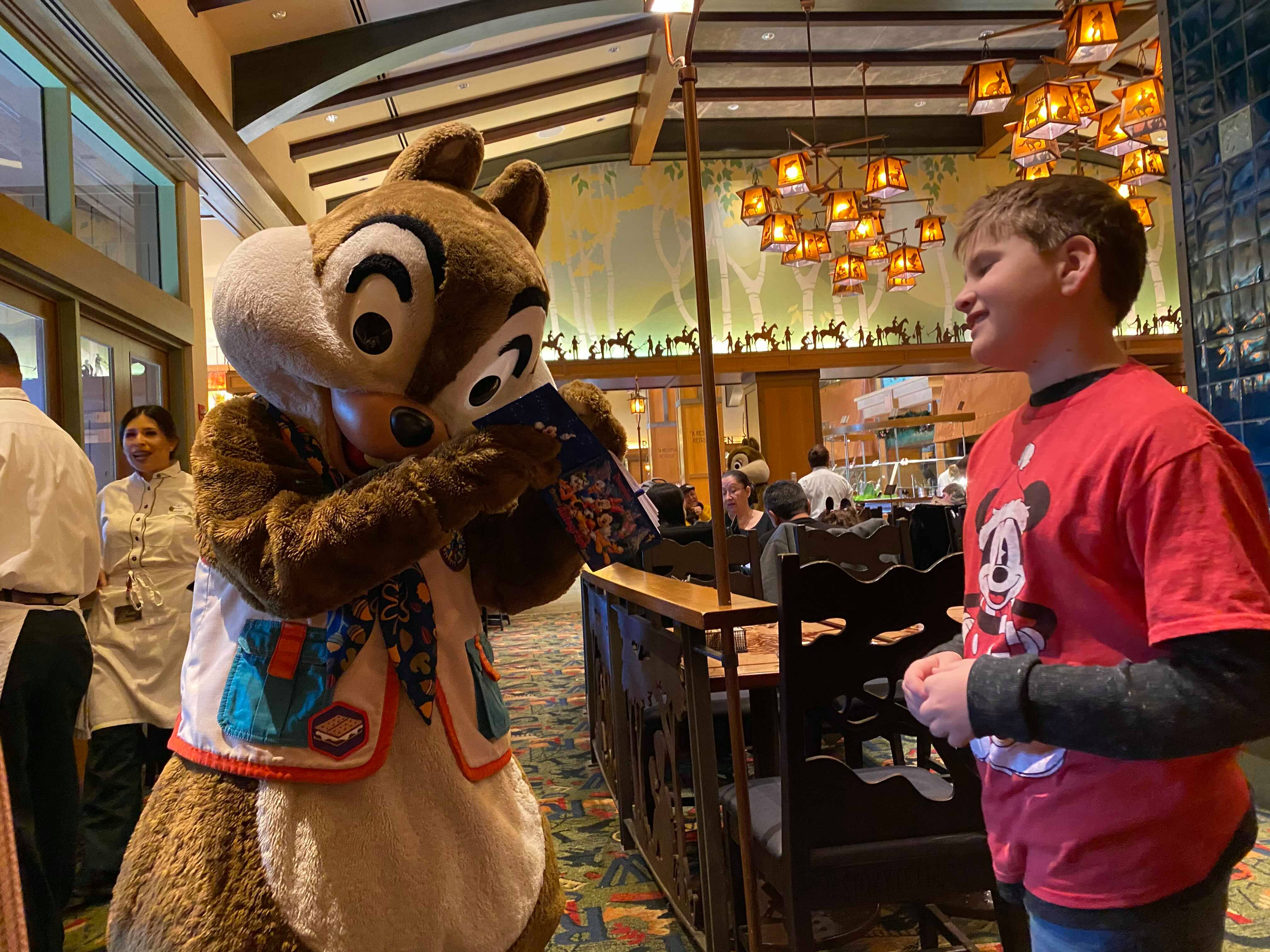 Chip at Mickey's Tales of Adventure