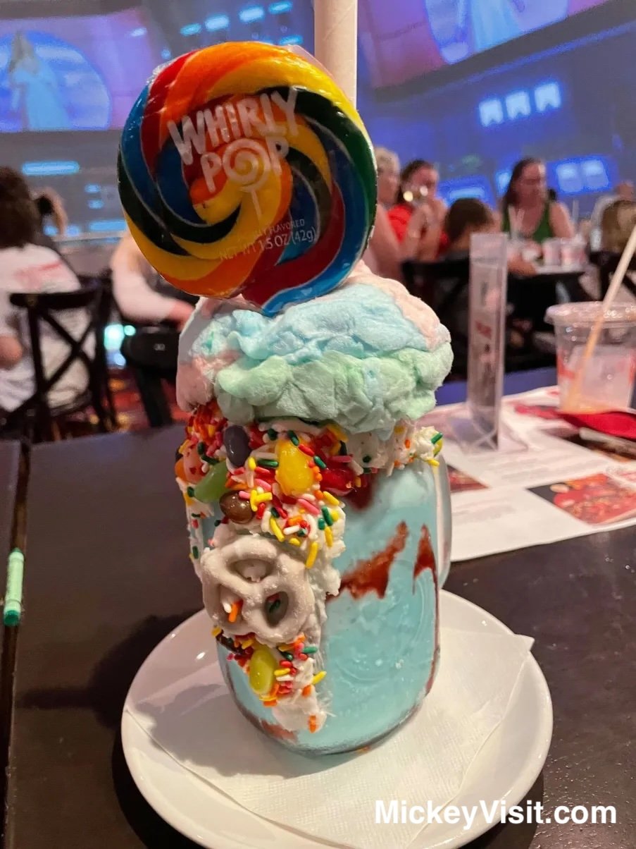 Planet Hollywood milkshake