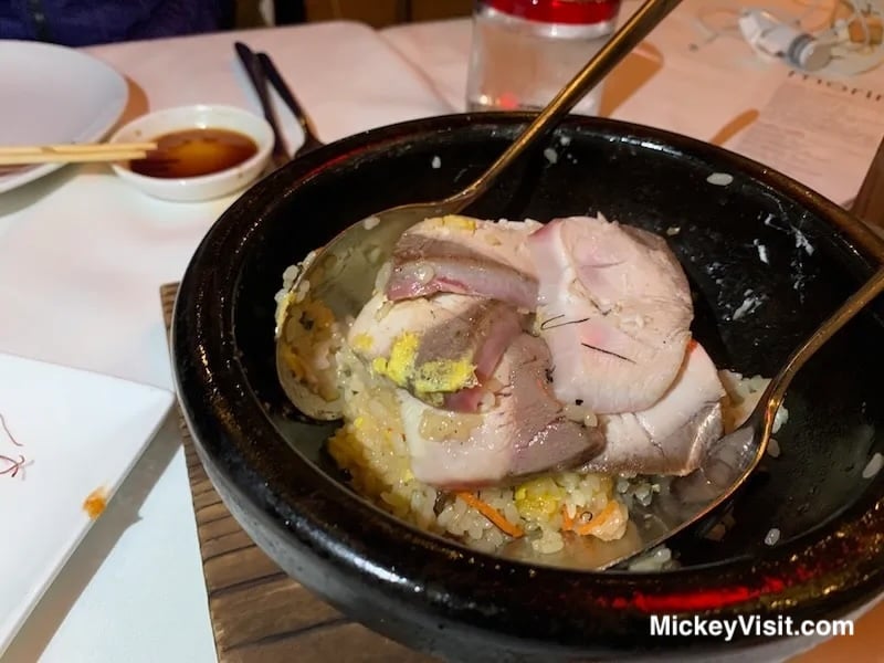 Sushi bowl in disney springs