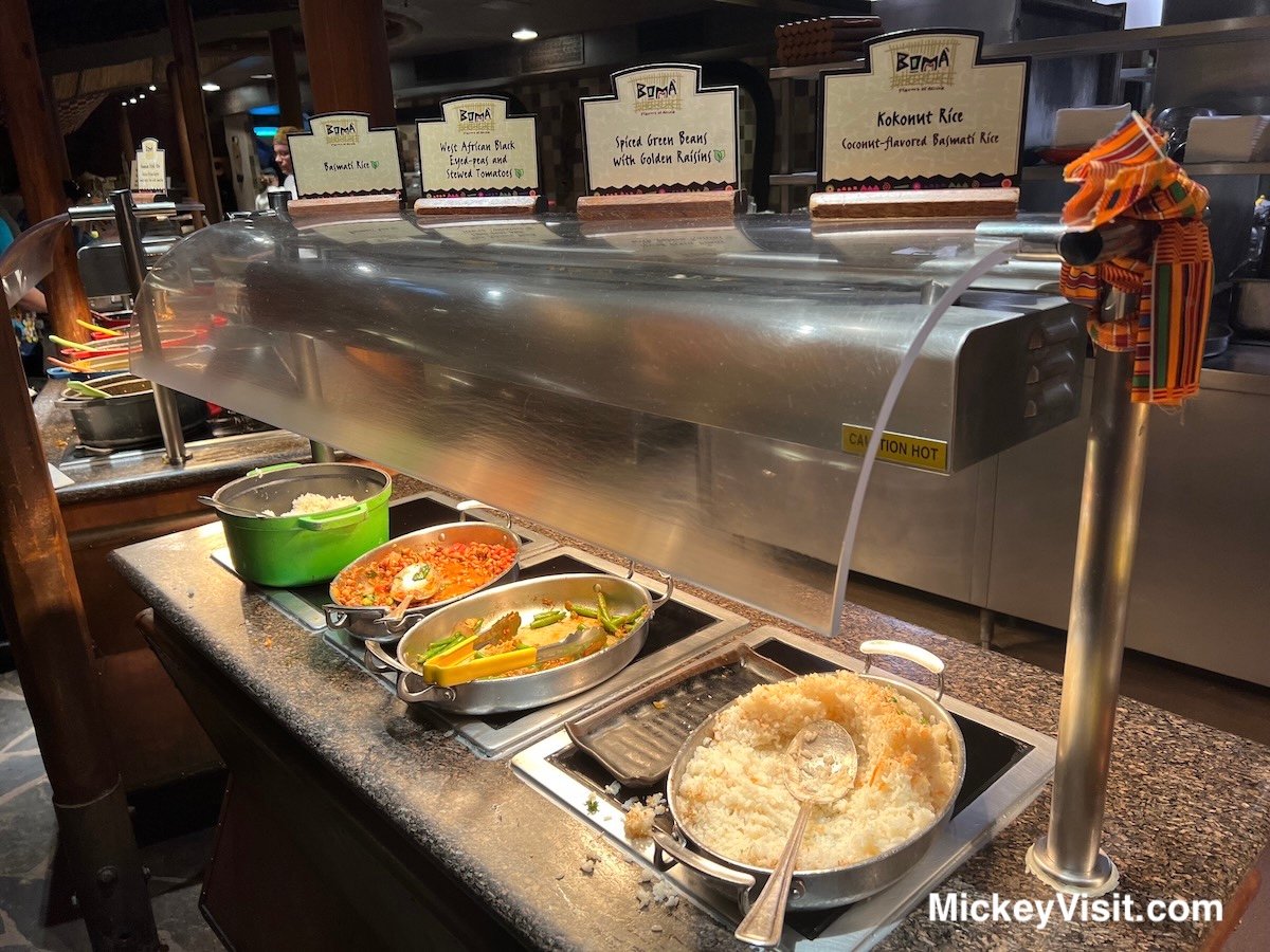 buffet at animal kingdom lodge