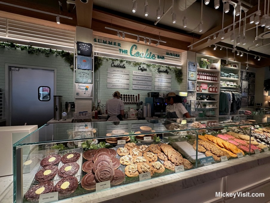 Cookie Bar with different cookies, brownies, walk up bar at Summer House review