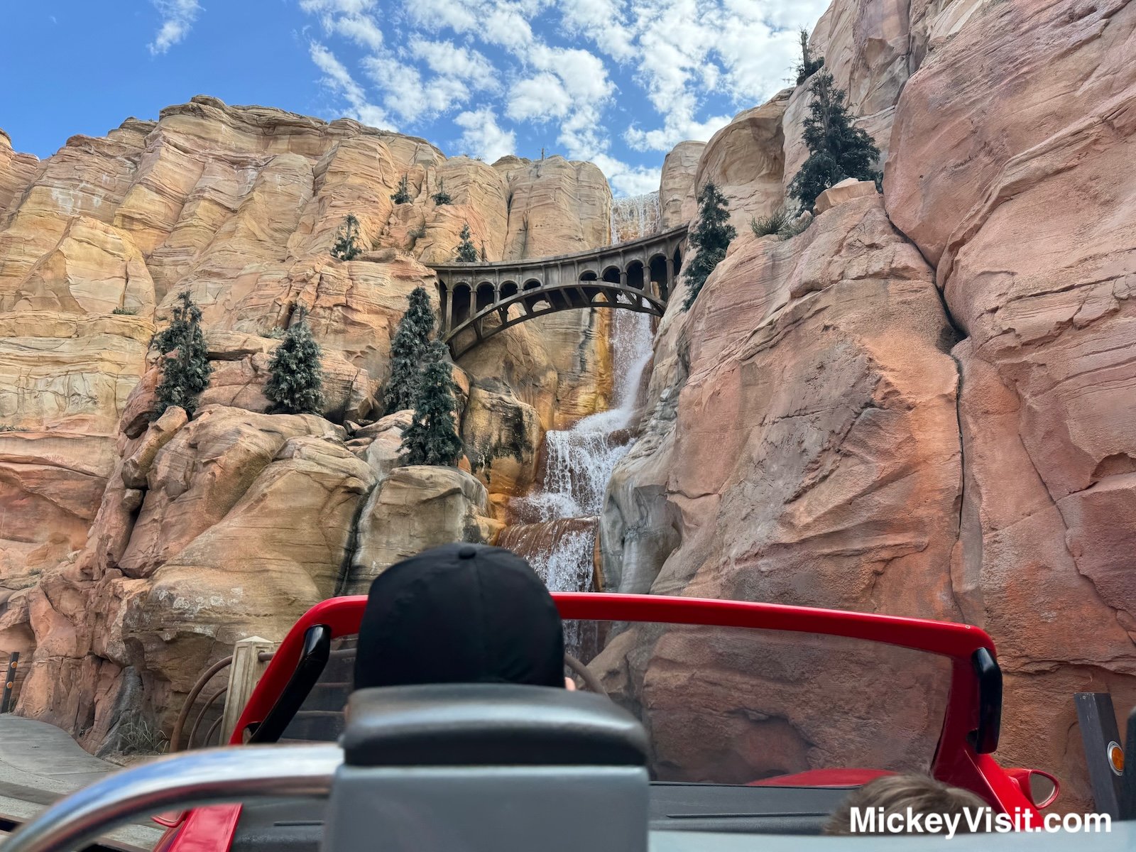 Radiator Springs Racers Disney California Adventure first scene