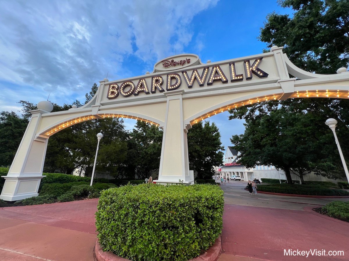 Disney's BoardWalk map layout