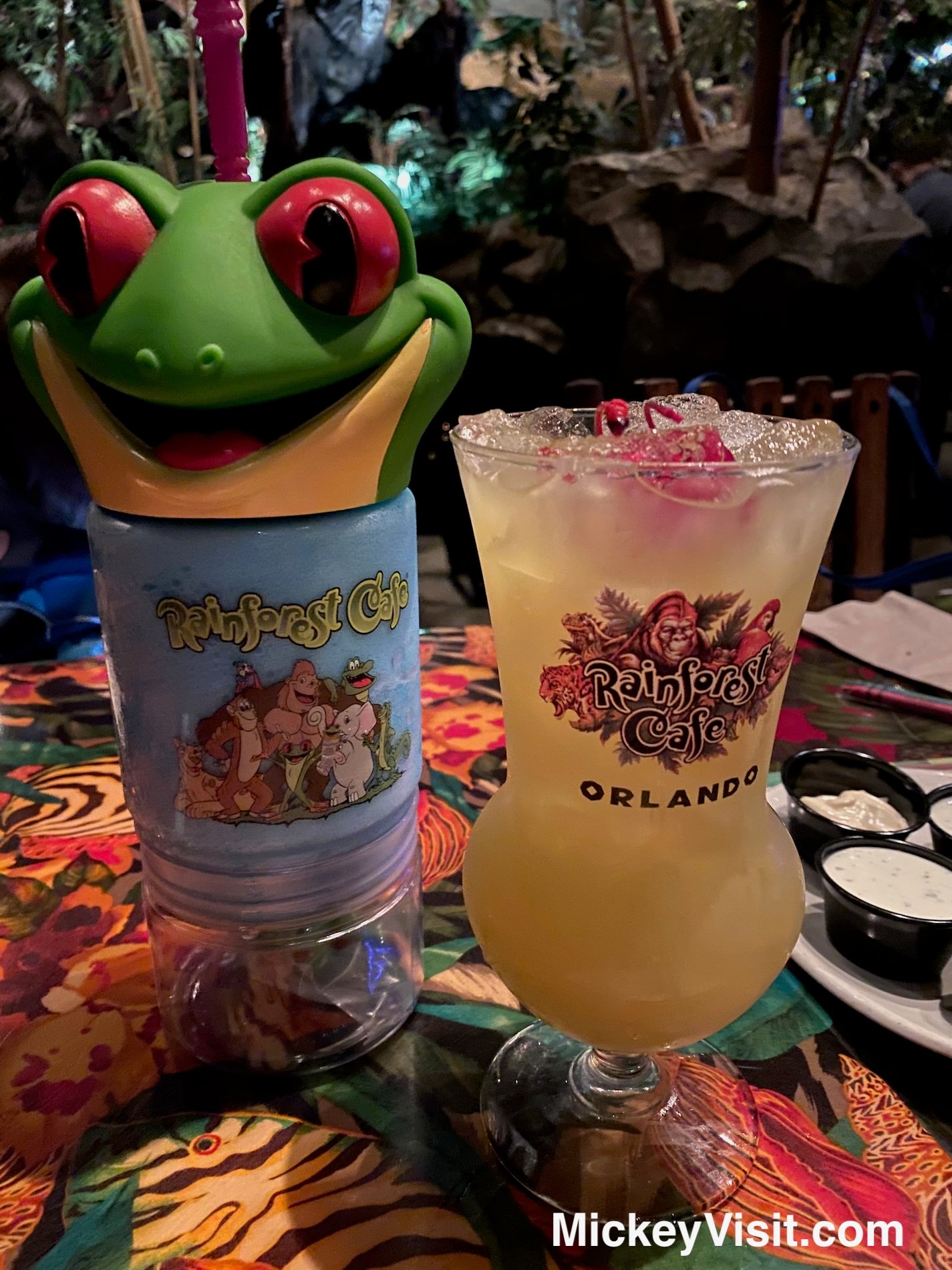 Rainforest Cafe special drinks