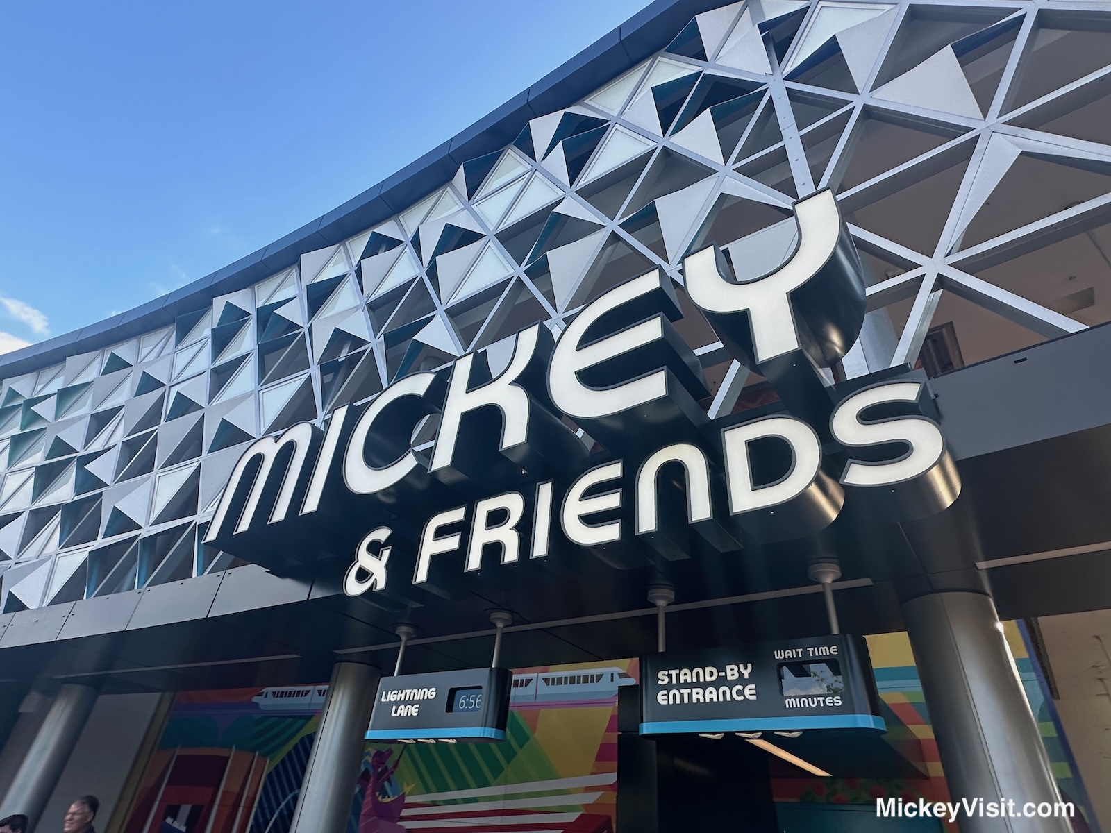 Mickey and friends entrance