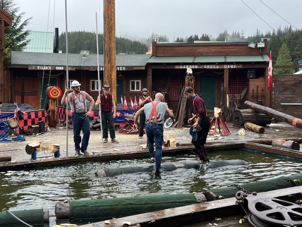 lumberjack show alaska