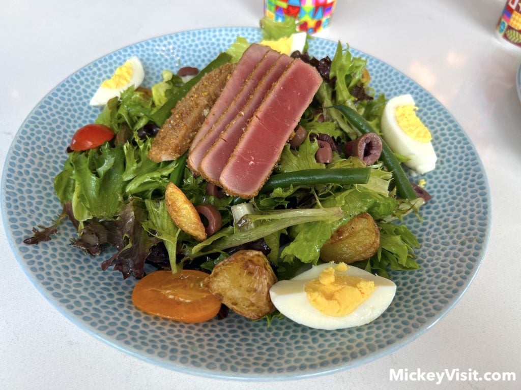 nicoise salad at disney riviera resort