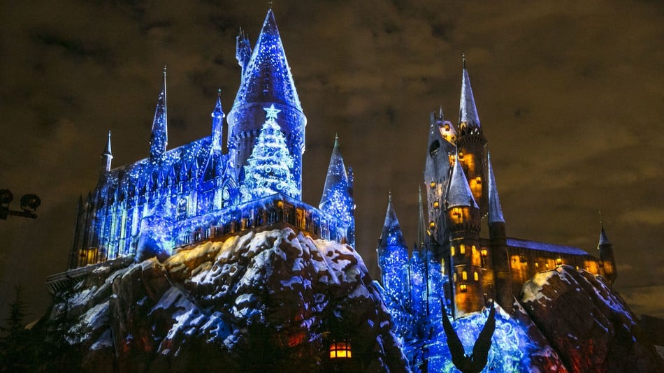 universal studios hollywood christmas harry potter show guide