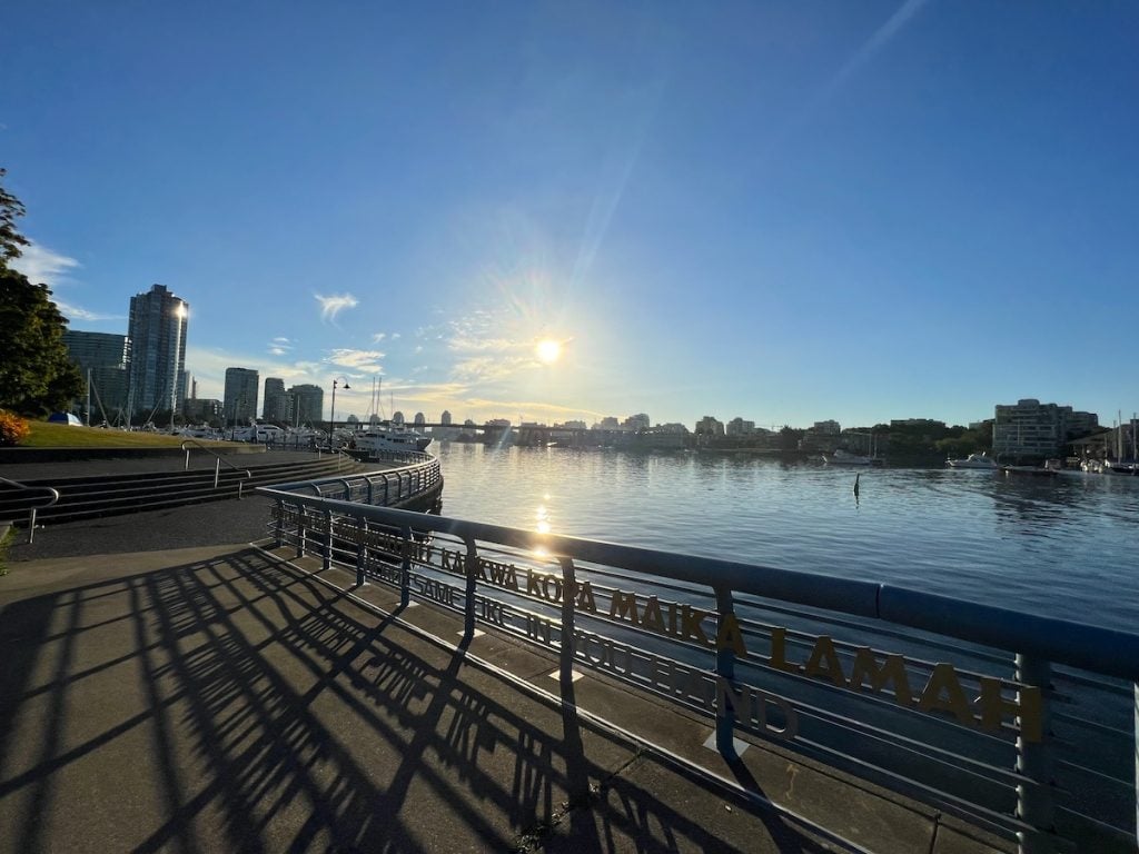 vancouver morning city to alaska