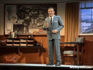Walt Disney audio-animatronic in “Walt Disney – A Magical Life.”