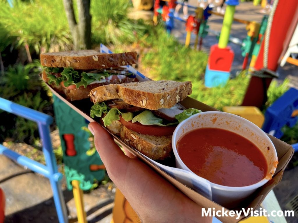 turkey sandwich from hollywood studios restaurant