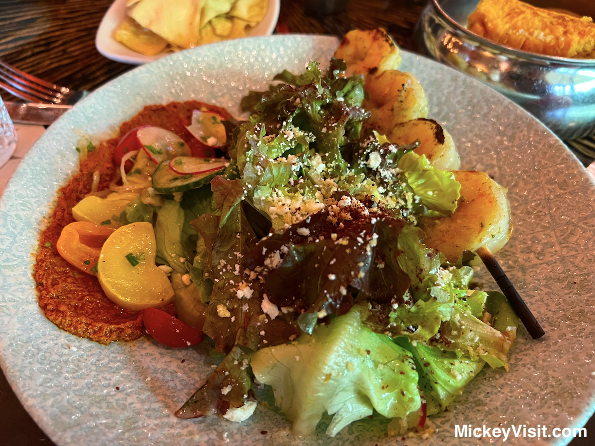 Salad at nomad lounge