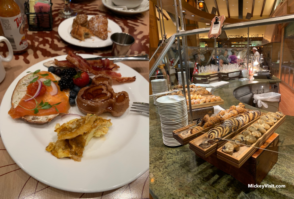 storytellers cafe breakfast food mickeys adventure breakfast