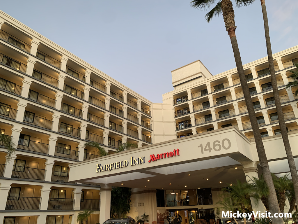 fairfield inn on harbor boulevard across from disneyland