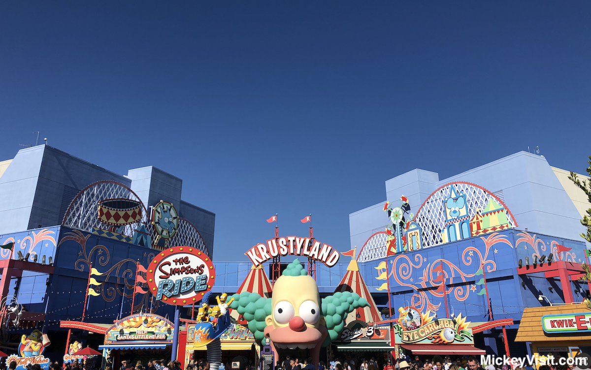 Universal Express Pass Simpsons land