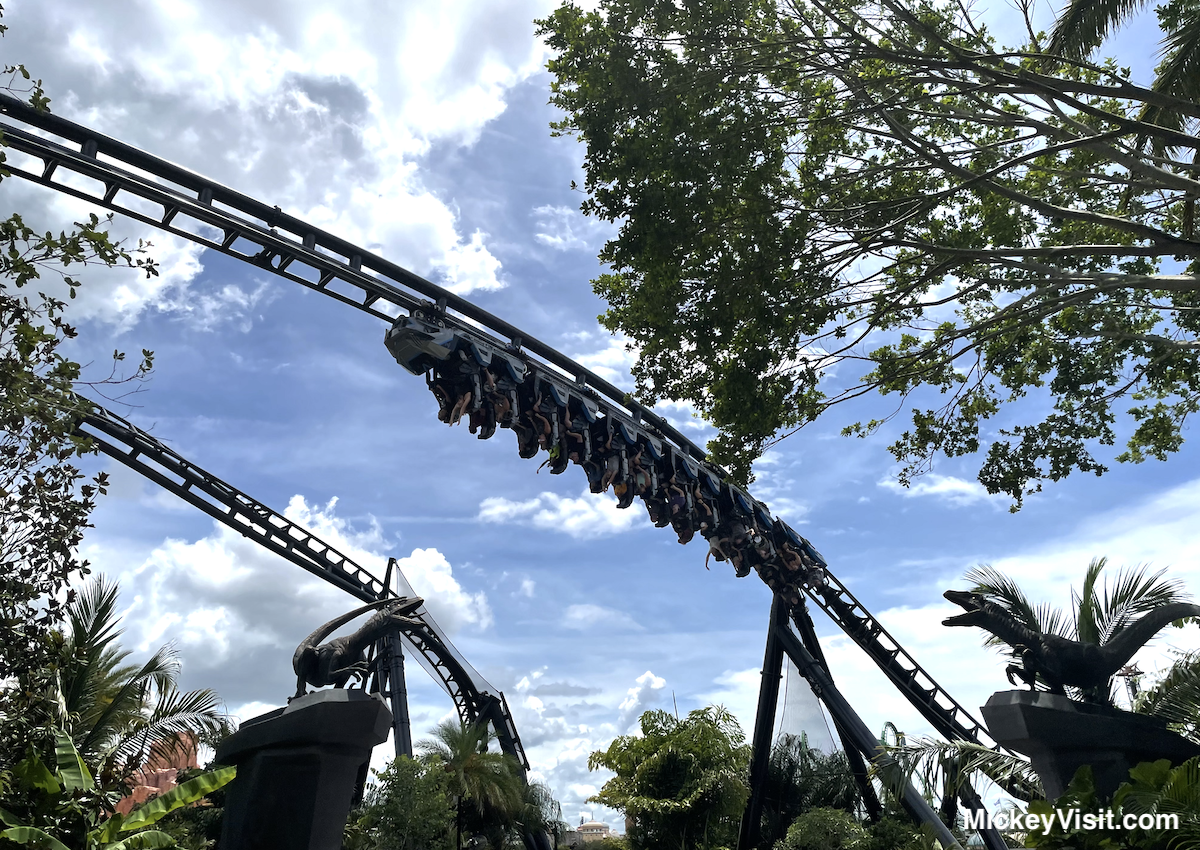 Jurassic Park roller coaster